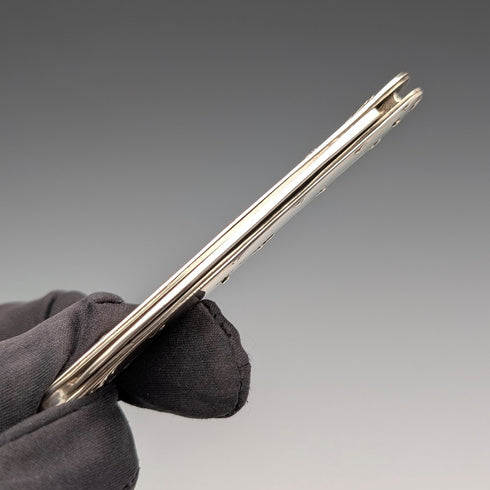 1898年 英国アンティーク 純銀製ハンドル&ブレード ペンナイフ ケース入り James Deakin&Sons