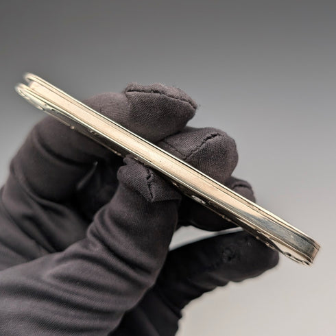 1898年 英国アンティーク 純銀製ハンドル&ブレード ペンナイフ ケース入り James Deakin&Sons