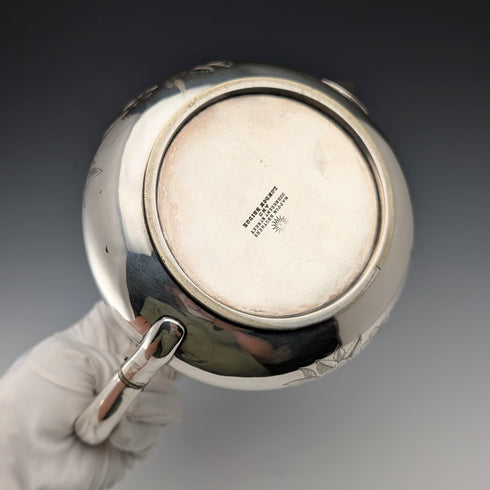 Late 19th Century British Antique Silver Plate Teapot Mappin Brothers