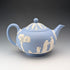 英國復古韋奇伍德茶壺 Jasperware 淡藍色
