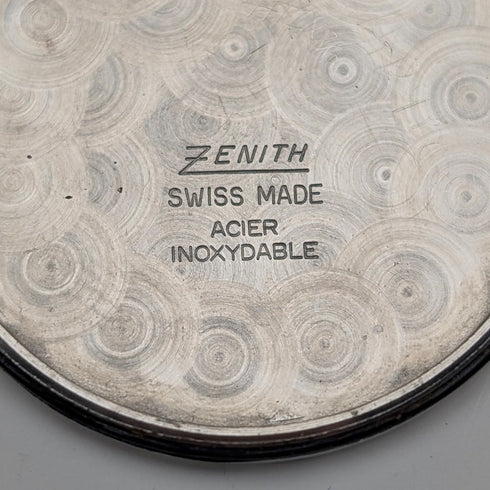 Zenith circa 1967 Men's mechanical wristwatch Cal2531 Stainless steel case Good working condition