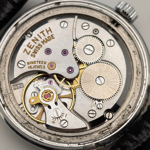 Zenith circa 1967 Men's mechanical wristwatch Cal2531 Stainless steel case Good working condition