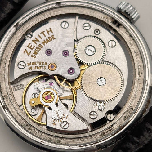 Zenith circa 1967 Men's mechanical wristwatch Cal2531 Stainless steel case Good working condition