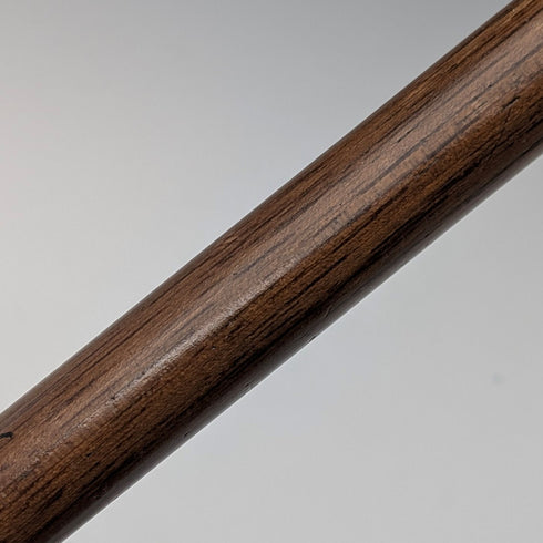 Vintage Tan Shaft Resin Dog Head Handle Gold Decorated Cane 90cm