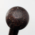 Antique brown and black shaft rondelle handle walking stick 83cm