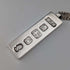 1977 British pure silver jubilee ingot pendant, 28.1g, with pure silver necklace, BGA