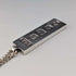 1977 British pure silver jubilee ingot pendant, 28.1g, with pure silver necklace, BGA
