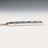 1977 British pure silver jubilee ingot pendant, 28.1g, with pure silver necklace, BGA