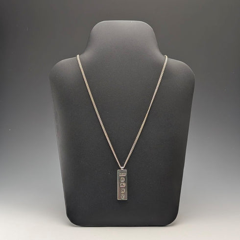 1977年英國純銀禧年錠吊墜,28.1克,搭配純銀項鍊,BGA