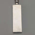 1977 British pure silver jubilee ingot pendant, 28.1g, with pure silver necklace, BGA