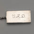 1977 British pure silver jubilee ingot pendant, 29.8g, with pure silver necklace, A&AJ