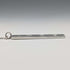 1977 British pure silver Jubilee ingot pendant, 11.8g, with pure silver necklace, MJ