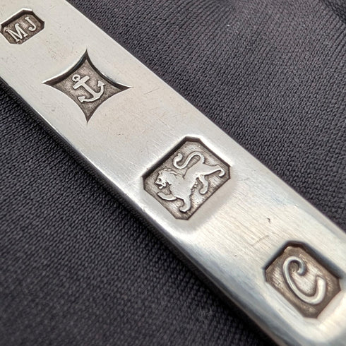 1977 British pure silver Jubilee ingot pendant, 11.8g, with pure silver necklace, MJ