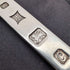 1977 British pure silver Jubilee ingot pendant, 11.8g, with pure silver necklace, MJ