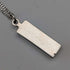 2000 British pure silver ingot pendant, 10.3g, with pure silver necklace, RC