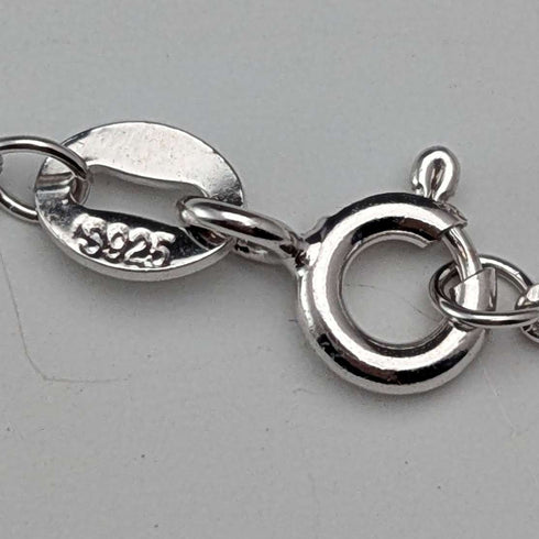 2000 British pure silver ingot pendant, 10.3g, with pure silver necklace, RC