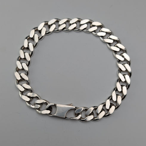 Vintage sterling silver kihei chain bracelet 32g