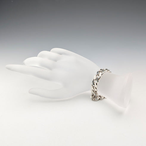 Vintage sterling silver kihei chain bracelet 32g