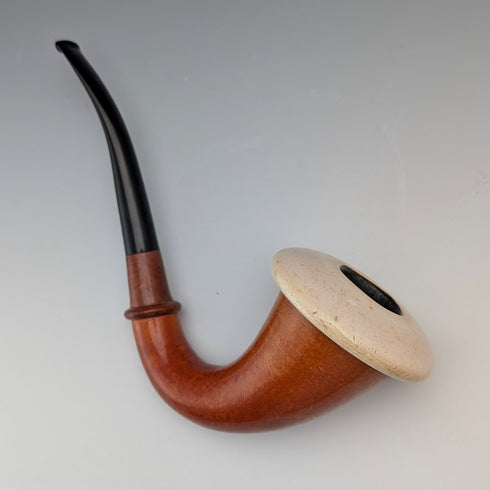 Vintage Austrian Andreas Bauer Calabash-shaped Meersham Pipe