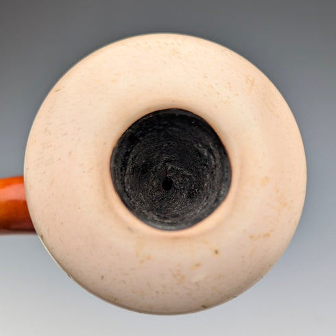 Vintage Austrian Andreas Bauer Calabash-shaped Meersham Pipe