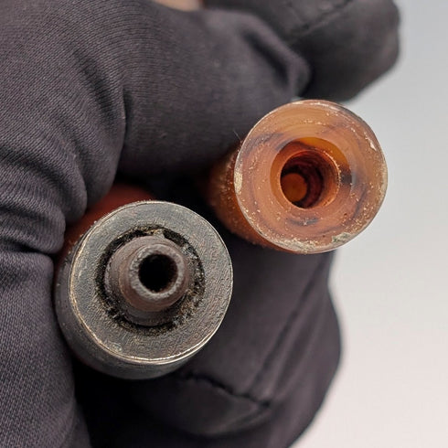 【ご注文品】1910年 英国アンティーク 純銀装飾 キャラバッシュパイプ SINGLETON&COLE