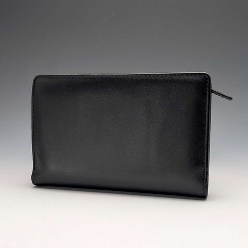 Radley London 黑色牛皮雙折錢包 蘇格蘭梗款
