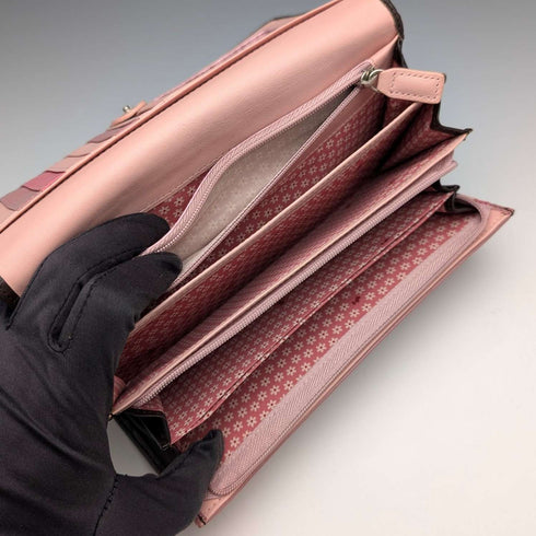 英国Radley 牛革ブラウン レザーウォレット 長財布 スコティッシュテリア
