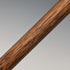 1919 British Antique Brown Shaft, Curved Handle, Pure Silver Decorated Lightweight Walking Stick, 82cm