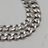 Colgante guardapelo ovalado de plata de ley vintage británica con cadena de plata de ley, 38g en total, CHC