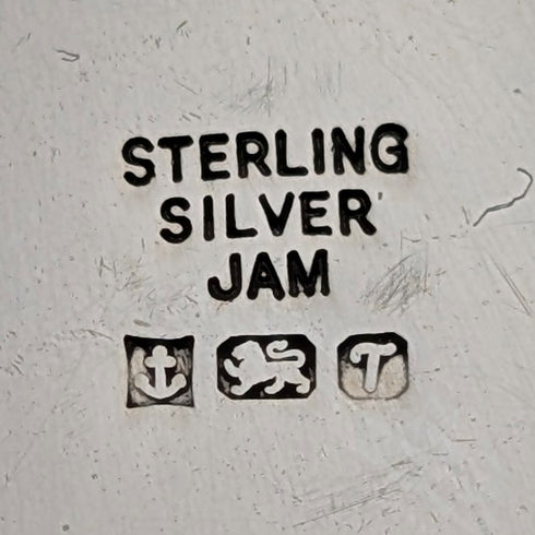 英國復古純銀橢圓形小盒吊飾搭配純銀項鍊,總重 20 克,JAM