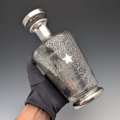 1950年代法國復古銀覆層玻璃滗水器,聖格拉爾