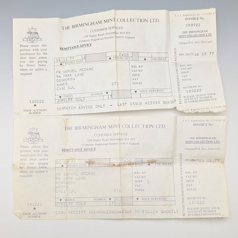 1977年 英国エリザベス2世女王 シルバージュビリー 純銀&金メッキメダル Birmingham&Mint ケーツ付