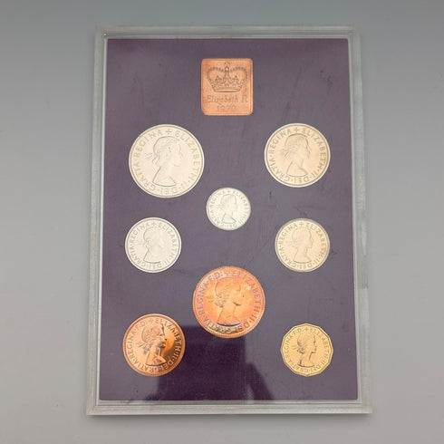 1970年 英国 貨幣制度10進法化前 硬貨コイン8枚セット Royal Mint