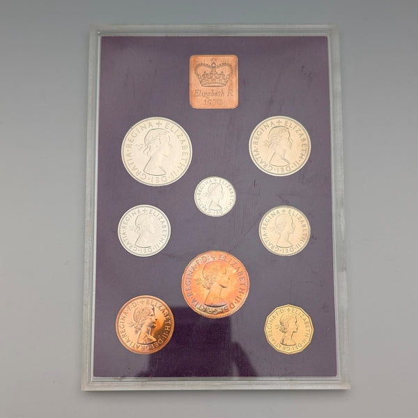 1970 UK Pre-Decimal Coins, Set of 8, Royal Mint