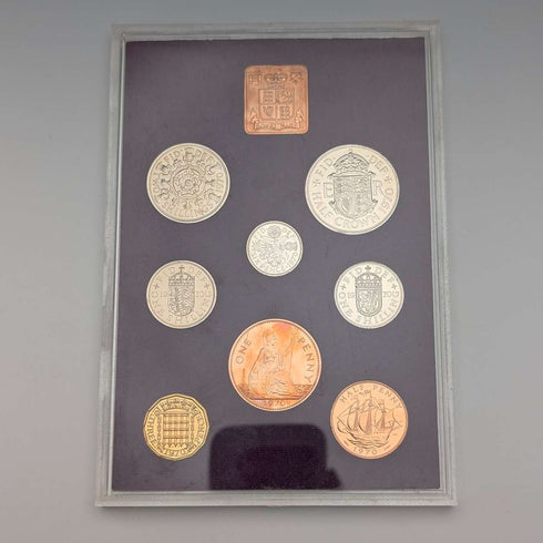1970 UK Pre-Decimal Coins, Set of 8, Royal Mint