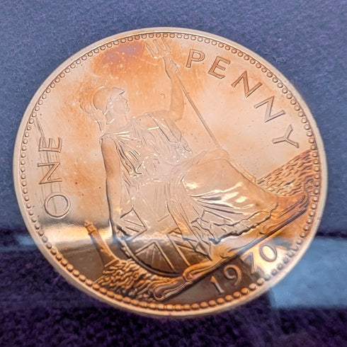 1970年 英国 貨幣制度10進法化前 硬貨コイン8枚セット Royal Mint