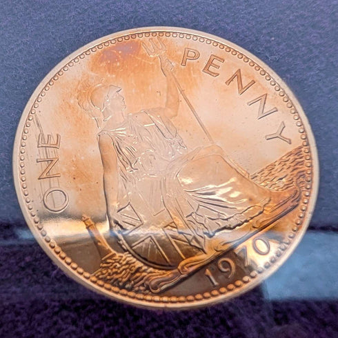1970 UK Pre-Decimal Coins, Set of 8, Royal Mint