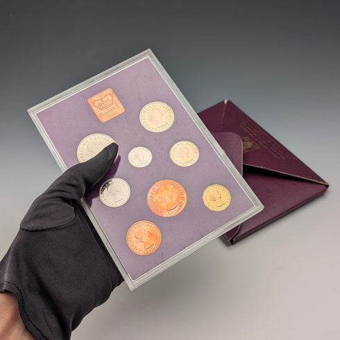 1970年 英国 貨幣制度10進法化前 硬貨コイン8枚セット Royal Mint
