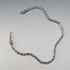 Vintage Sterling Silver Byzantine Chain Necklace, 46cm, 98g