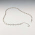 Vintage Sterling Silver Modernist Link Chain Necklace, 42cm, 28g, FOSSIL