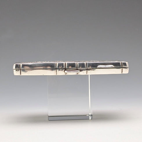 1898年 英国アンティーク 純銀製 シガレットケース 69g William Neale