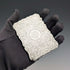 1900 British Antique Scroll Engraved Sterling Silver Card Case, 71g, George Unite