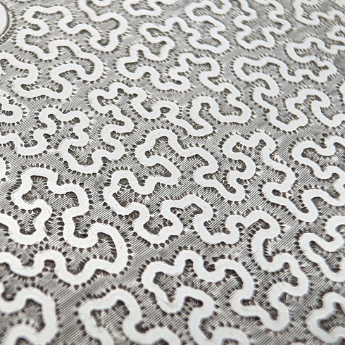 1839年 英国アンティーク リグルパターン 純銀製カードケース 83g Joseph Willmore