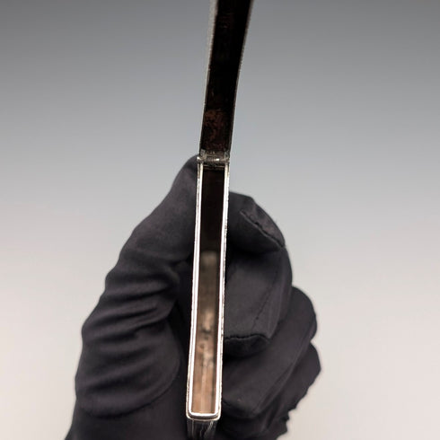 1839年 英国アンティーク リグルパターン 純銀製カードケース 83g Joseph Willmore