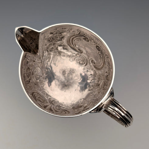 1792 British Antique Sterling Silver Cream Jug, 170g, Robert Hennell I