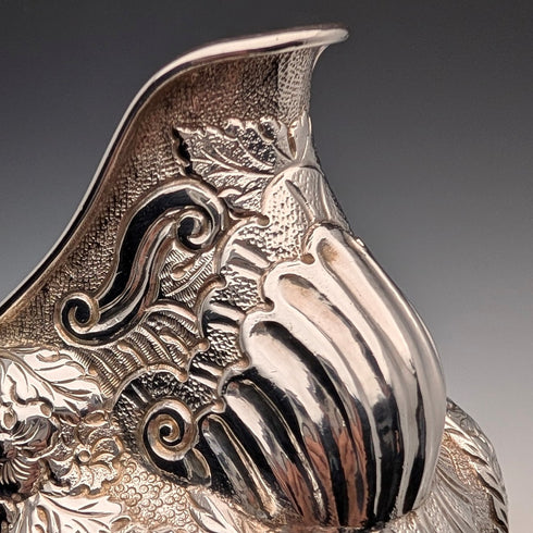 1832年 英国アンティーク アイルランド 純銀製ジャグ 314g EDWARD CROFTON