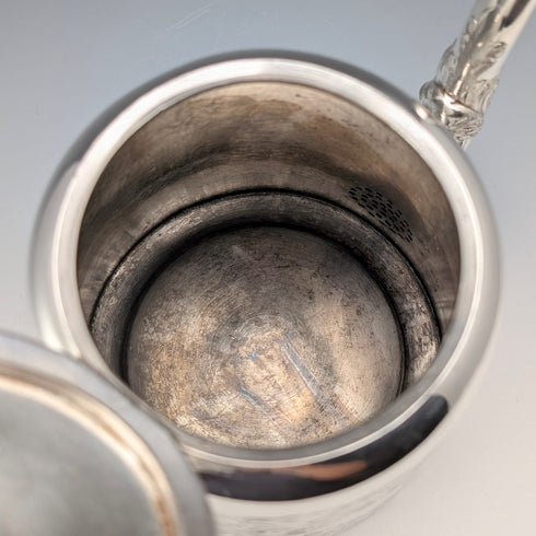 Circa 1905 British Antique Silver Plated Teapot by John Henry Potter