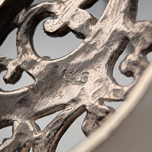 復古純銀珍珠母貝吊墜和項鍊