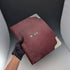 1904 British Antique Burgundy Leather File Holder by Arthur William Clare