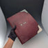 1904 British Antique Burgundy Leather File Holder by Arthur William Clare